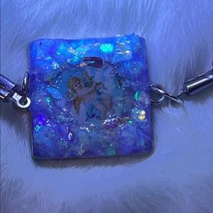 Angel glow n dark bezel friendship bracelet